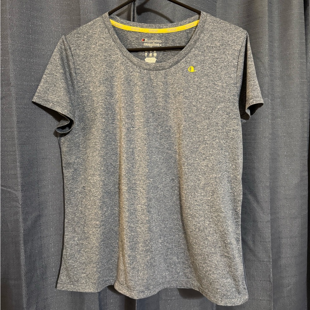 Champion Heather Blue Performance Tee